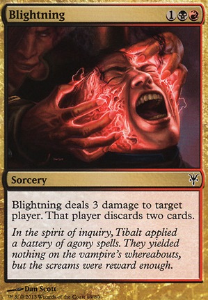 Blightning feature for jund em out FT. some white cards