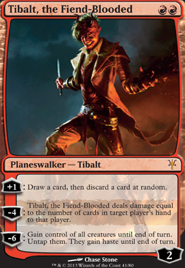 Tibalt, the Fiend-Blooded feature for The Heisenberg Printings: A List of "Random" Cards