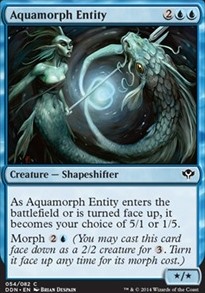 Featured card: Aquamorph Entity