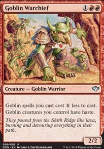 Goblin Warchief feature for Krenko - Father of Legions