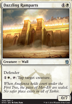 Dazzling Ramparts feature for Defender Tribal EDH