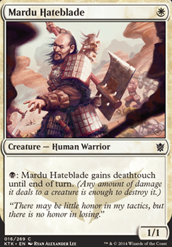 Featured card: Mardu Hateblade