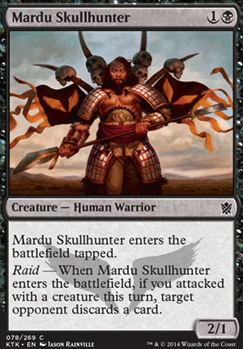 Mardu Skullhunter feature for Mardu - Khans of Tarkir
