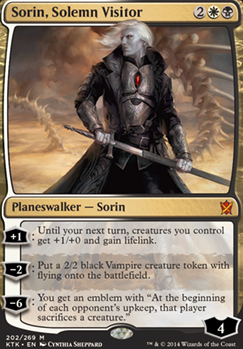 Sorin, Solemn Visitor feature for Mostly Orzhov Warrior Tribal