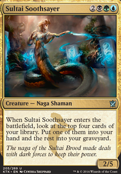 Sultai Soothsayer feature for Sultai Soothsayer - PDH Combos