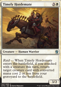 Featured card: Timely Hordemate