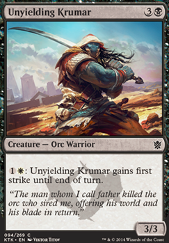 Featured card: Unyielding Krumar