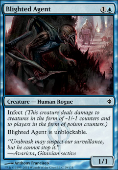 Blighted Agent feature for Pauper Dimir Infect