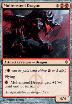 Featured card: Moltensteel Dragon