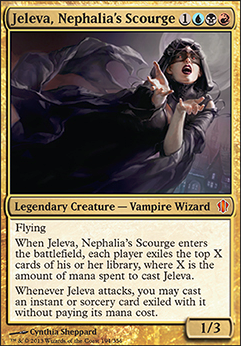 Jeleva, Nephalia's Scourge feature for Crimson Peak (Vampire Tribal)