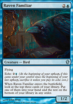 Raven Familiar feature for The Watchers on the Wall (Bant Defenders)