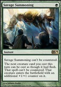 Featured card: Savage Summoning