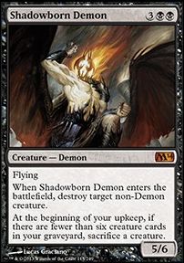 Featured card: Shadowborn Demon