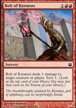 Bolt of Keranos feature for B/R Goblin Burn