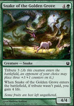 Featured card: Snake of the Golden Grove
