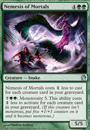 Nemesis of Mortals feature for Need help making a EDH deck out of these cards