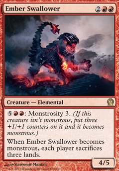 Ember Swallower feature for Baron Von Count EDH