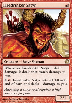 Featured card: Firedrinker Satyr