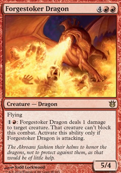 Forgestoker Dragon feature for Dial 5 for Dragons (Budget EDH)
