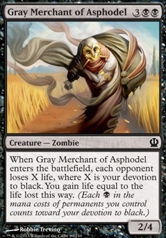 Gray Merchant of Asphodel feature for Mono Black Devotion