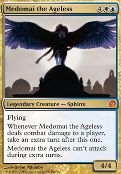 Medomai the Ageless feature for Budget <=30$ cast for free: Sphinx Tribal Deck