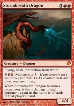 Stormbreath Dragon feature for Mono Red Dragon Mayhem