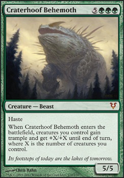 Featured card: Craterhoof Behemoth