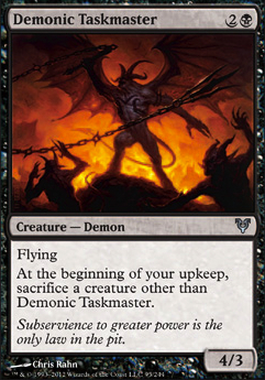 Featured card: Demonic Taskmaster