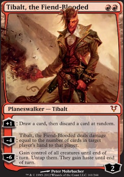 Tibalt, the Fiend-Blooded feature for Reindeer Games