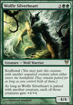 Wolfir Silverheart feature for Bond, Soul Bond (G/W)