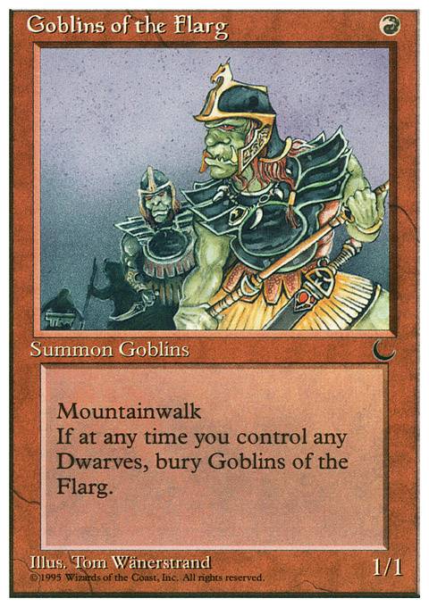 Featured card: Goblins of the Flarg