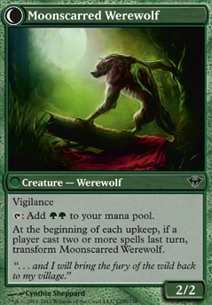 Featured card: Moonscarred Werewolf