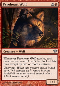 Pyreheart Wolf feature for Kaalia of the Vast EDH