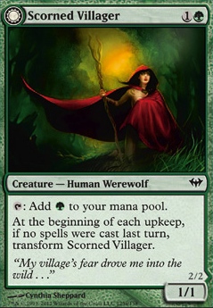 Scorned Villager feature for EDH -PUPPIES