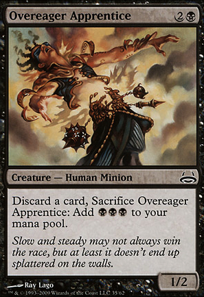 Featured card: Overeager Apprentice