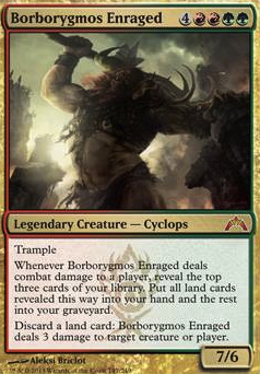 Borborygmos Enraged feature for Let me shove these lands in your face!