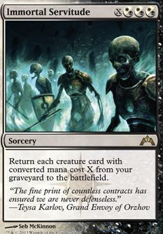 Featured card: Immortal Servitude