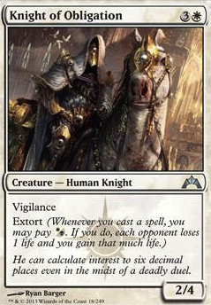 Featured card: Knight of Obligation