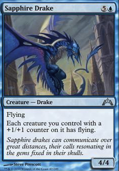 Sapphire Drake feature for Simic WIP
