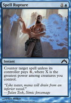 Spell Rupture feature for RUG Aggro