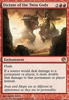 Featured card: Dictate of the Twin Gods