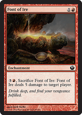Featured card: Font of Ire