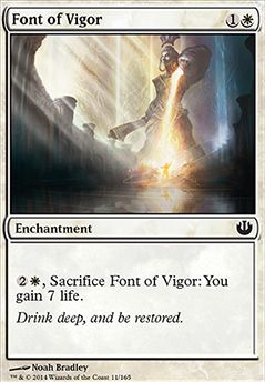 Featured card: Font of Vigor