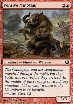 Featured card: Pensive Minotaur