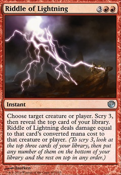 Featured card: Riddle of Lightning