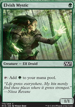 Elvish Mystic feature for Basic Green