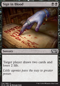 Featured card: Sign in Blood
