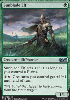 Sunblade Elf feature for Abzan Elves