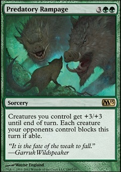 Predatory Rampage feature for some sorta deck