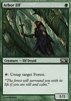 Arbor Elf feature for Creature lands